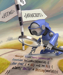 Robot crawling Javascript...