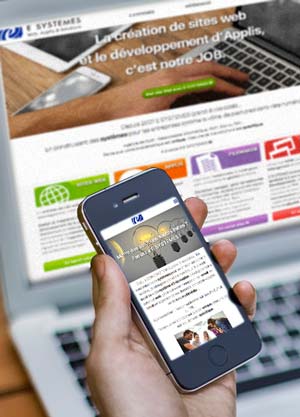 Site web responsive, consultation mobile