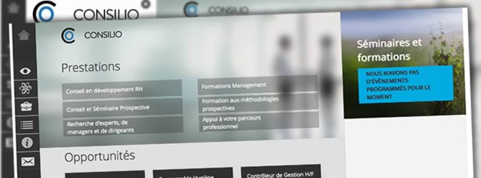 Le site web de Consilio RH en version 3