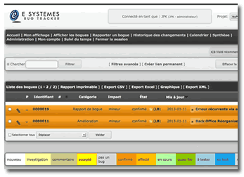 Mantis le bug Tracker d'E SYSTEMES