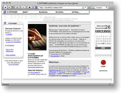 Le site E SYSTEMES en version 2