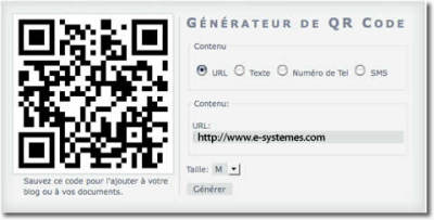 Un generateur de code QR en ligne