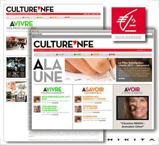 Le WebZine sur l'intranet de la CENFE